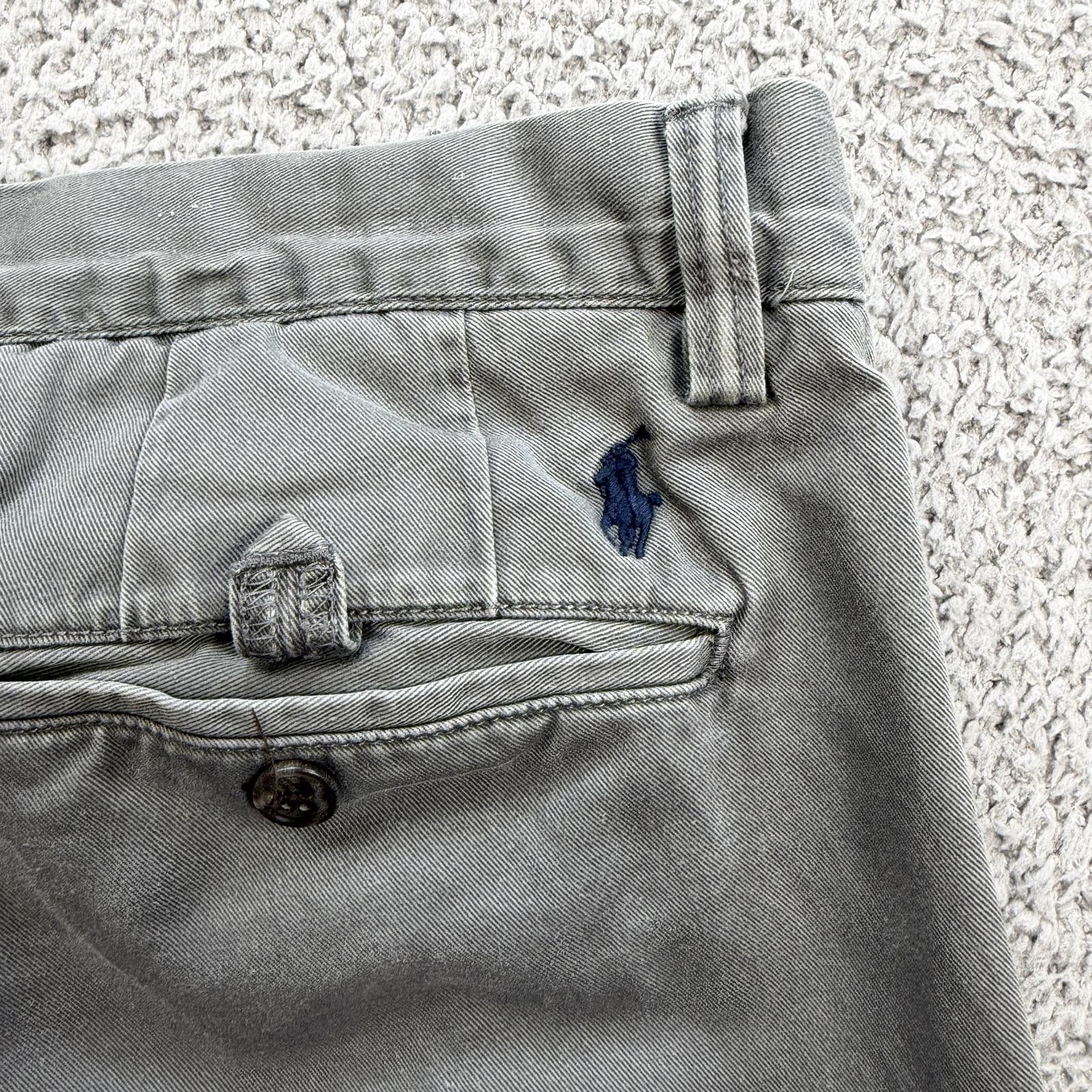 Polo Ralph Lauren Polo Ralph Lauren Slim Fit Polo Chino Pants Gray Mens 34x34 Size US 34 / EU 50 - 8 Thumbnail