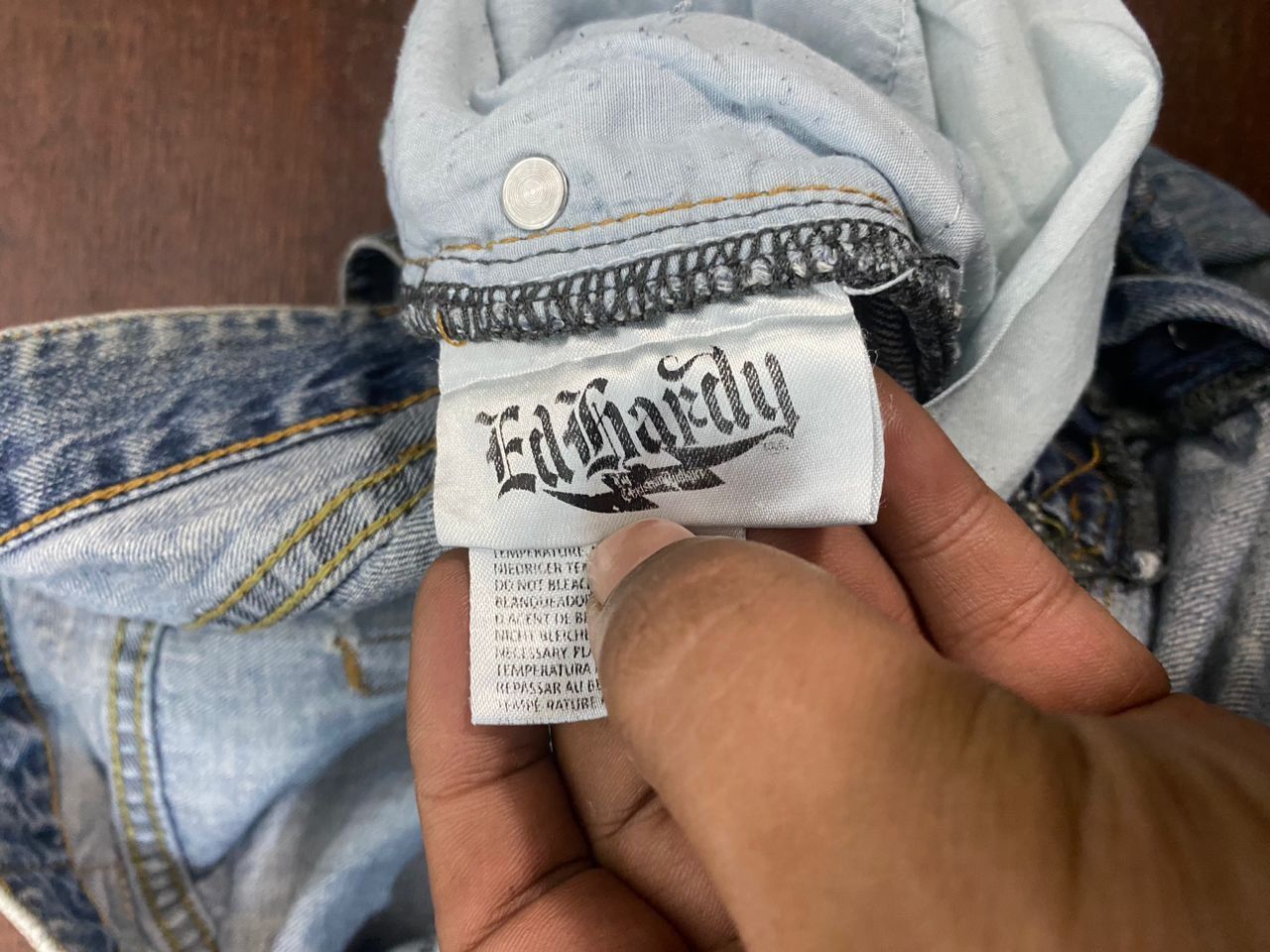 Christian Audigier × Ed Hardy Ed hardy distressed denim jeans pants size 34/35 Size US 35 - 11 Thumbnail