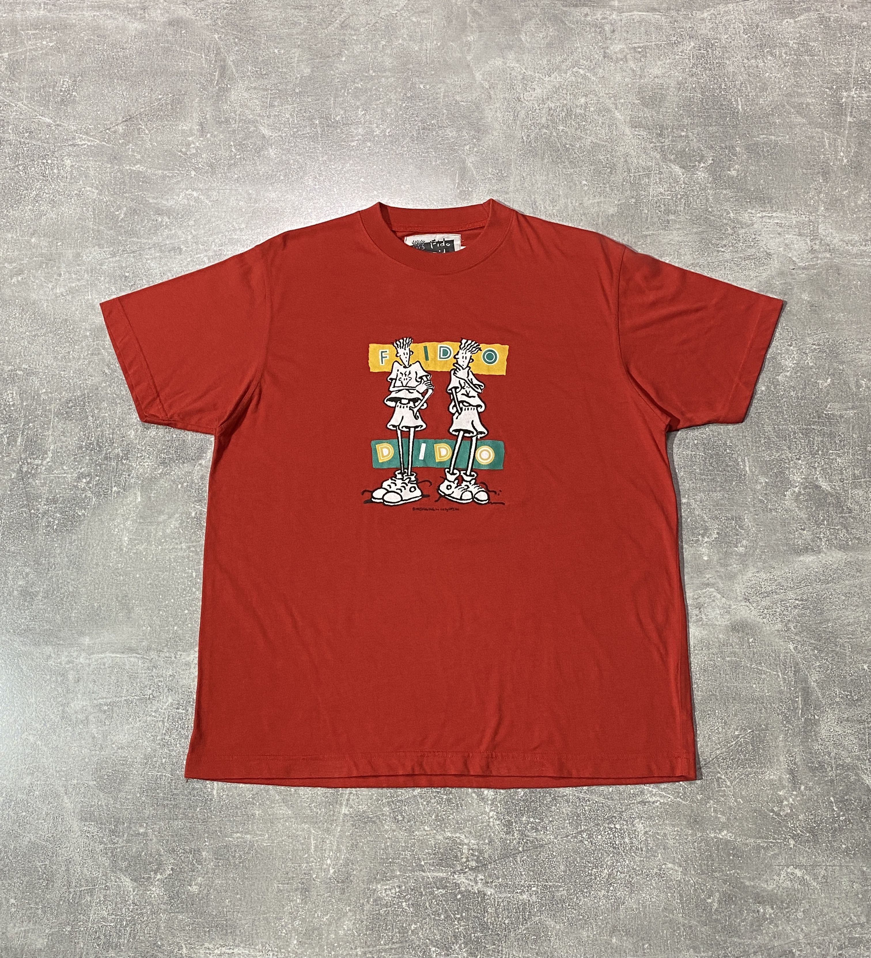 Vintage Vintage 80s Fido Dido T-Shirt Big Logo Size US L / EU 52-54 / 3 - 1 Thumbnail