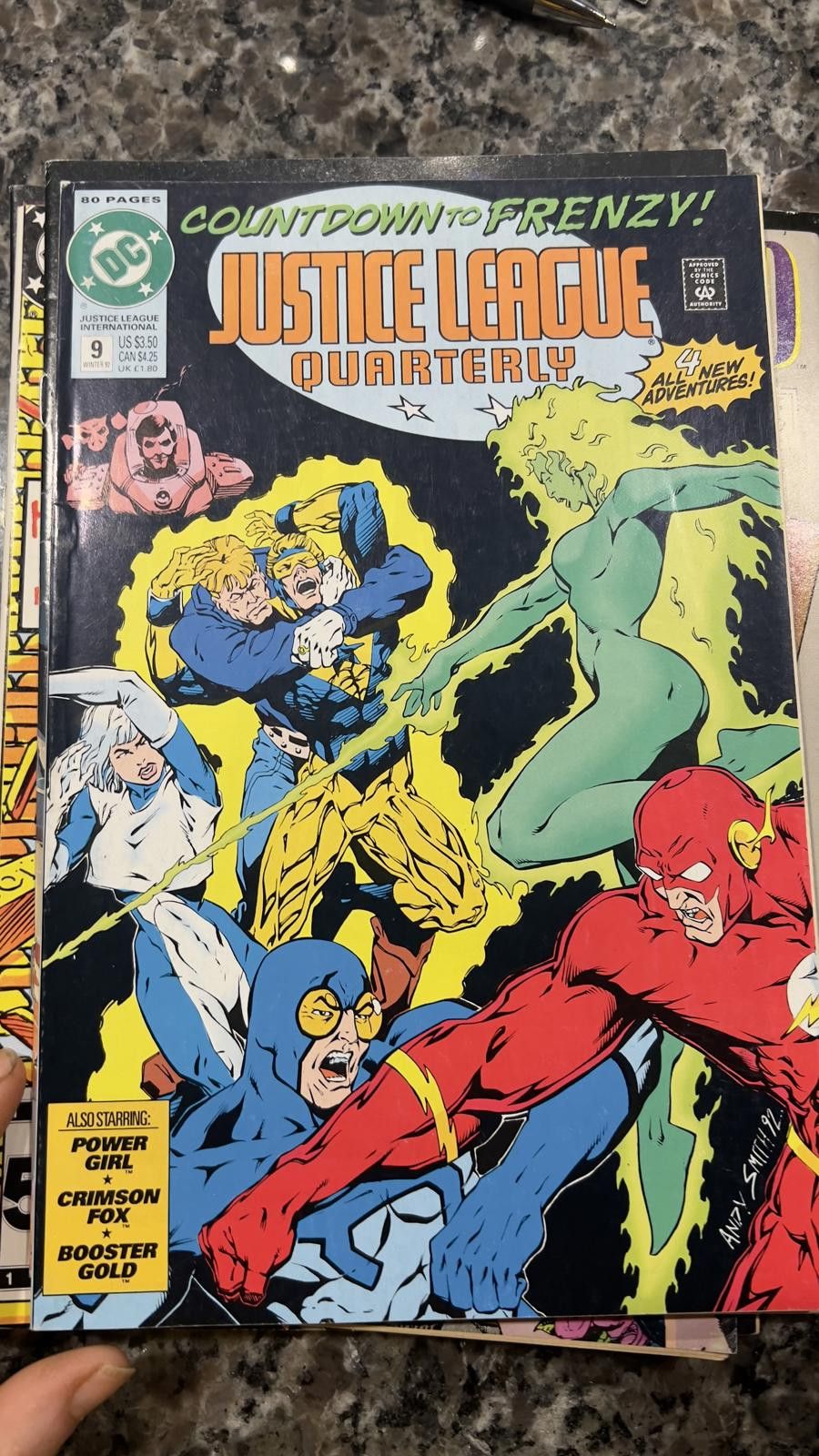 DC Comics Justice League Quarterly #9 - Vintage Comic Book Size ONE SIZE - 1 Thumbnail