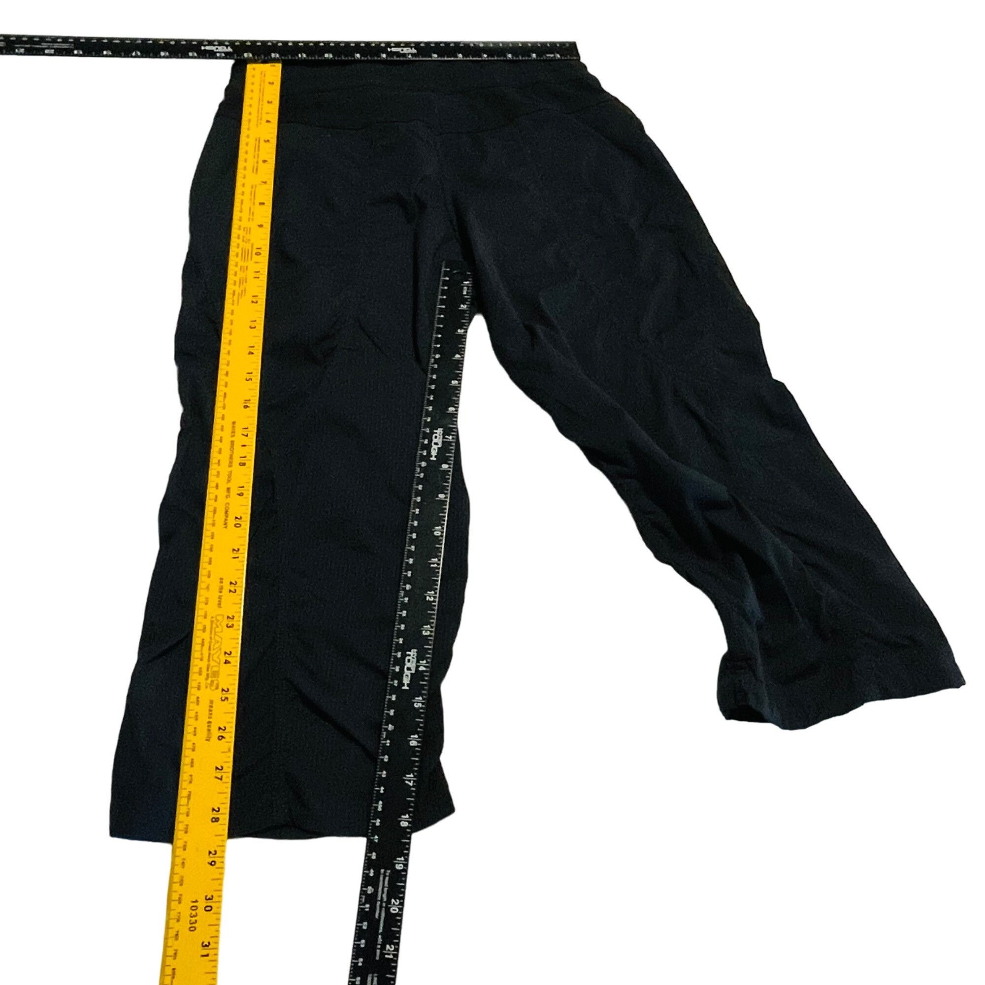 Lululemon Lululemon Athletica Women's Cropped Pants Size 6 Black Stret Size 28" / US 6 / IT 42 - 6 Thumbnail