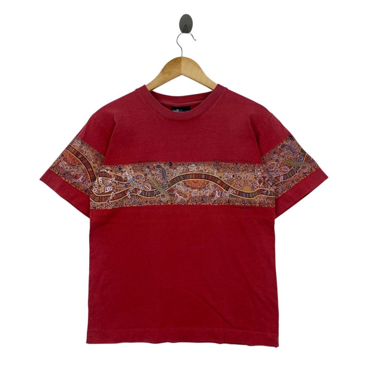 Vintage Vintage 90s DANNY EASTWOOD Rainbow Serpent Australia Shirt Size US S / EU 44-46 / 1 - 1 Thumbnail