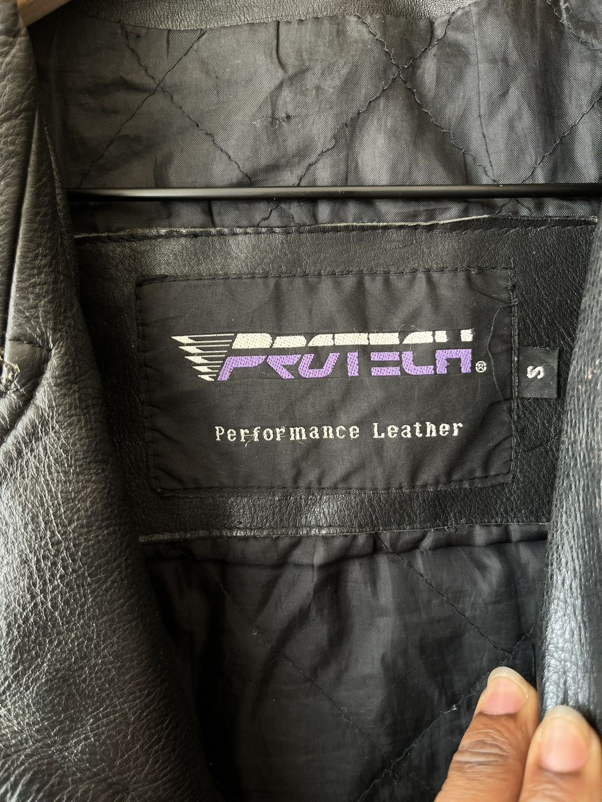Vintage Vintage Protech Leather Biker Jacket Size US S / EU 44-46 / 1 - 4 Thumbnail