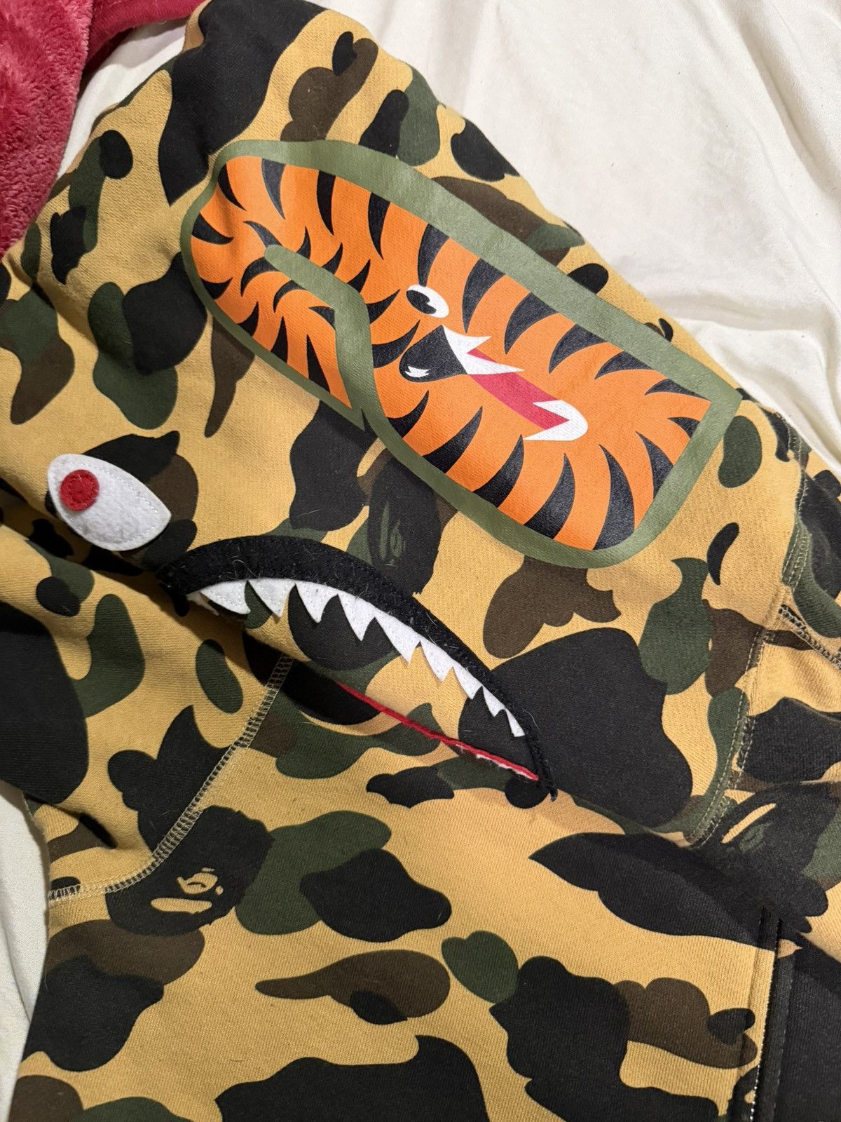 Bape Bape 1st yellow camo zip up hoodie Size US XL / EU 56 / 4 - 4 Thumbnail