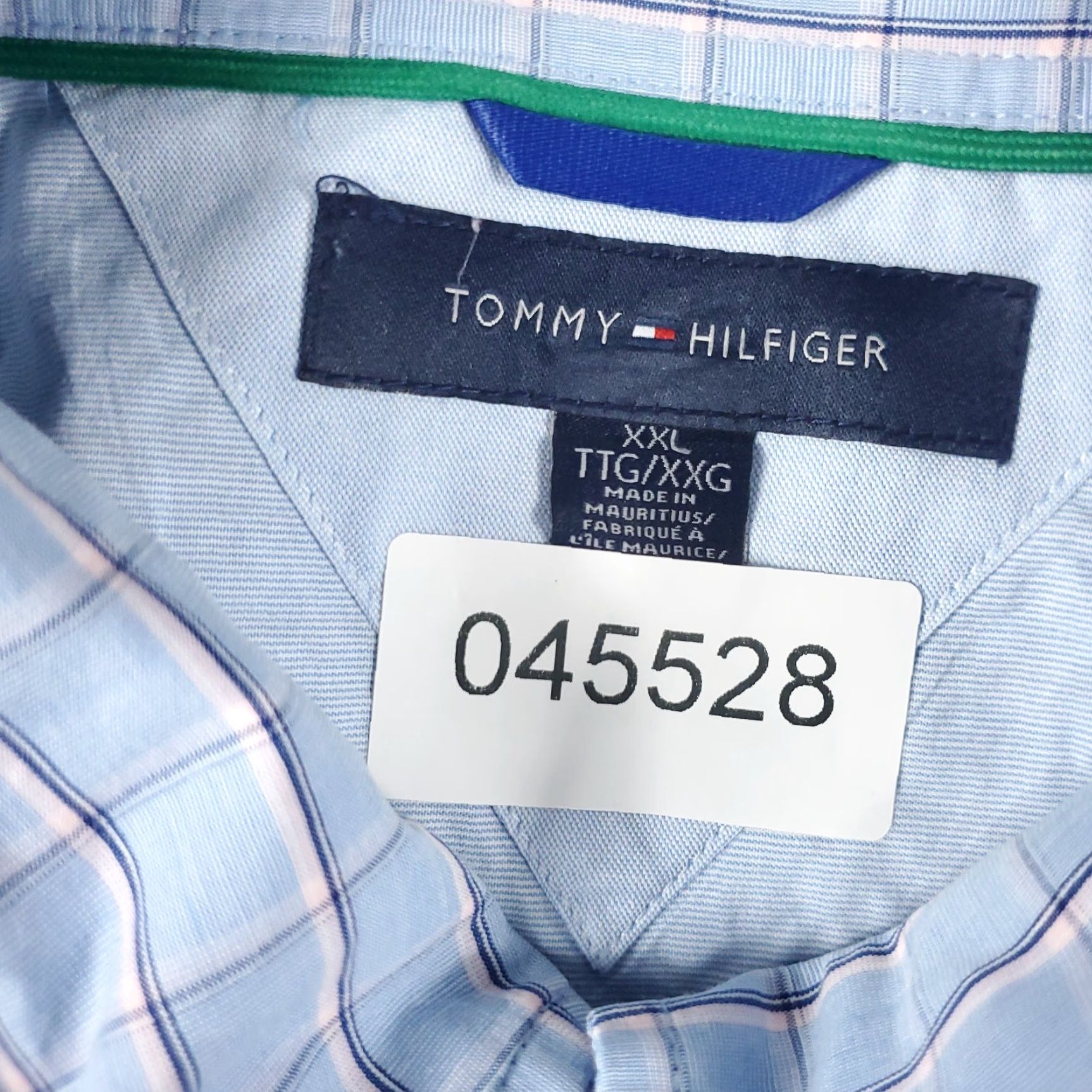 Tommy Hilfiger Tommy Hilfiger Shirt Men 2XL Blue Check Button-Up Long Sleeve Cotton Logo Mens Size US XXL / EU 58 / 5 - 8 Thumbnail