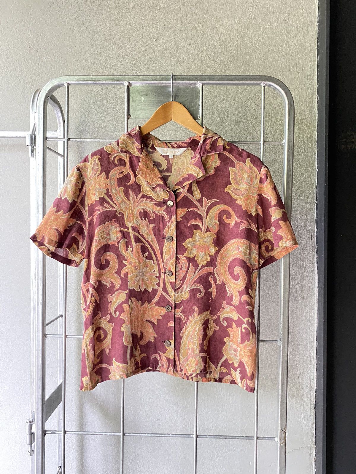 Burberry Burberry vintage floral print blouse Size M / US 6-8 / IT 42-44 - 1 Thumbnail