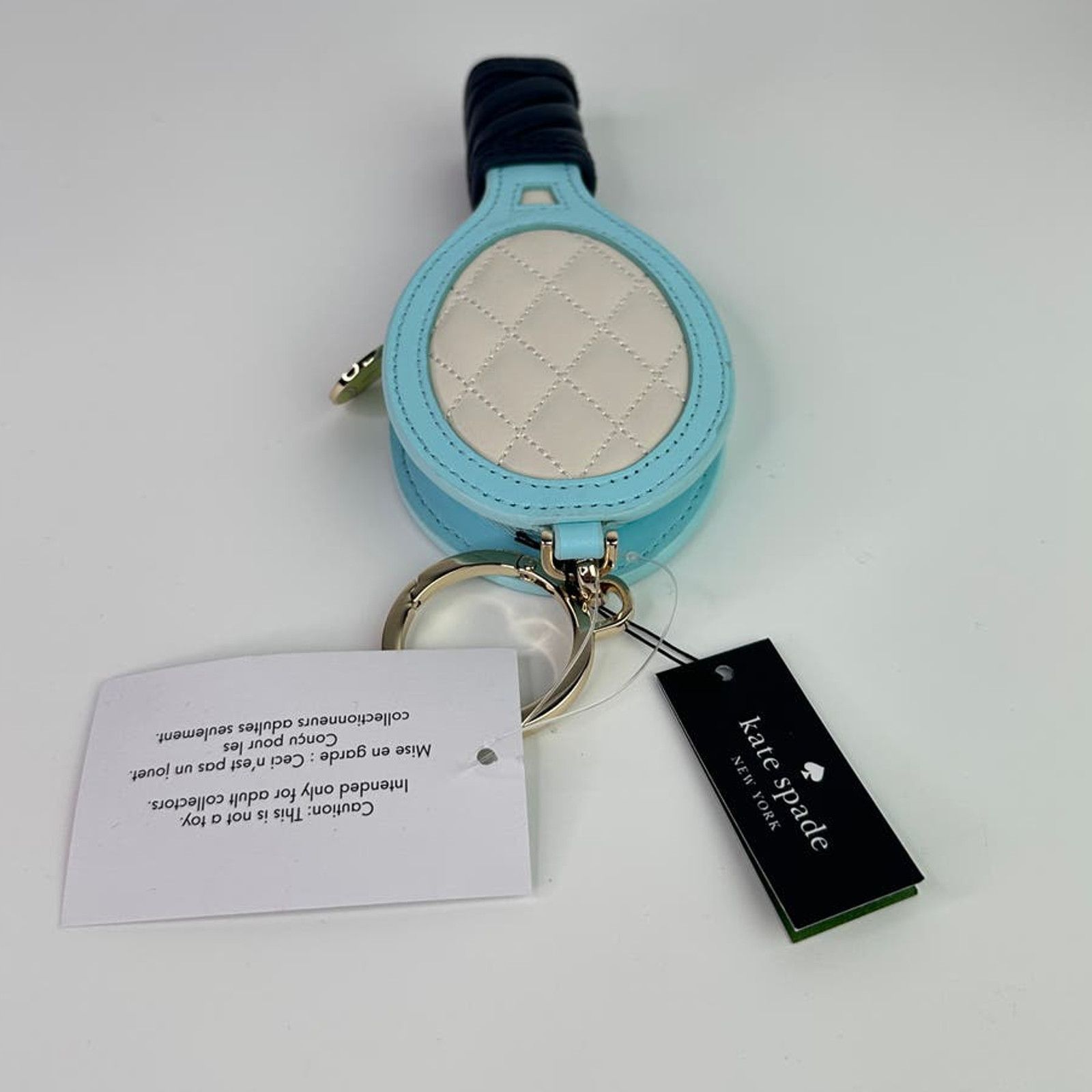 Kate Spade Kate Spade Grand 3D Tennis Racquet Bag Charm & Card holder Size ONE SIZE - 5 Thumbnail