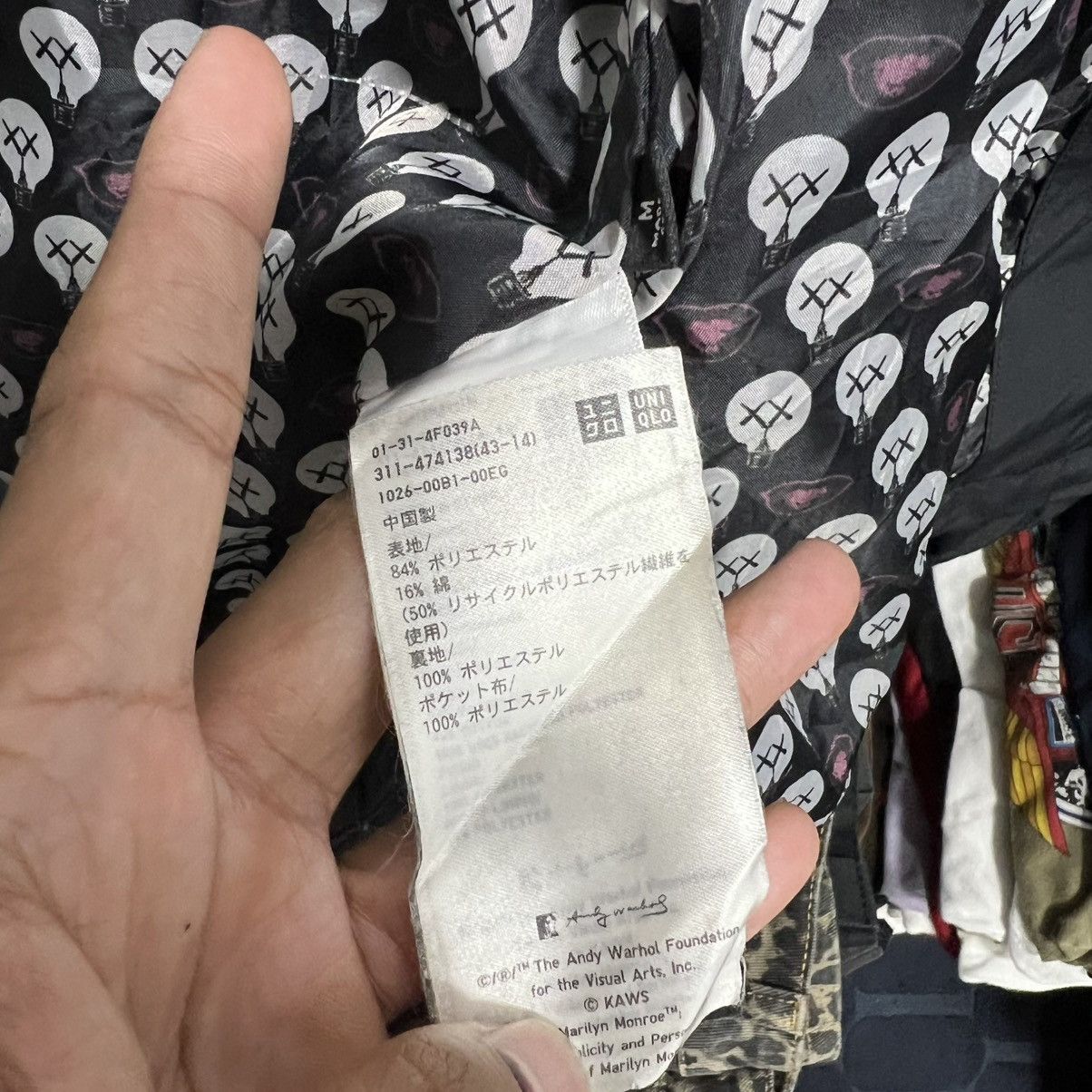 Andy Warhol × Kaws × Uniqlo KAWS x Andy Warhol x UNIQLO Coach Jacket Black – Rare Collab Size US M / EU 48-50 / 2 - 9 Thumbnail