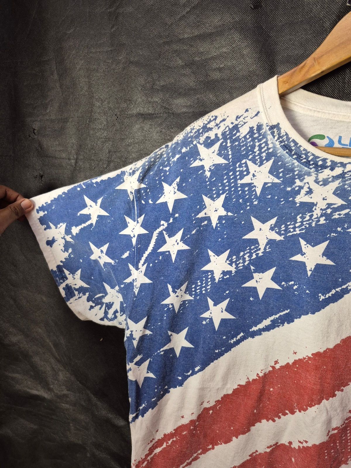 Liquid Blue 🔥 Liquid Blue Overprint American Flag Tee Size US XL / EU 56 / 4 - 5 Thumbnail