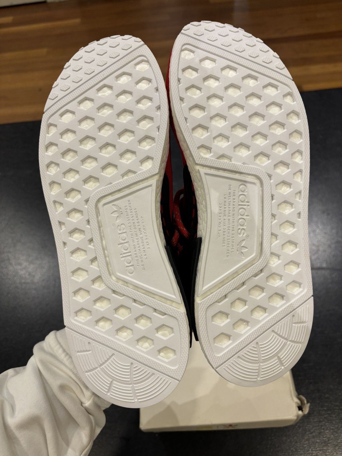 Adidas × Pharrell Adidas NMD Hu ‘Pharrell Human Race Scarlet’ Size US 8.5 / EU 41-42 - 5 Thumbnail