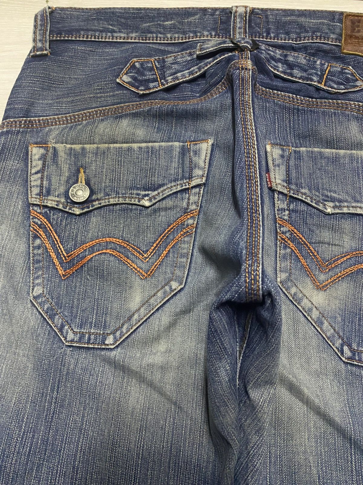 Junya Watanabe Vintage Edwin XV Buckle Back Wide Leg Baggy Bootcut Jeans Size US 36 / EU 52 - 9 Thumbnail