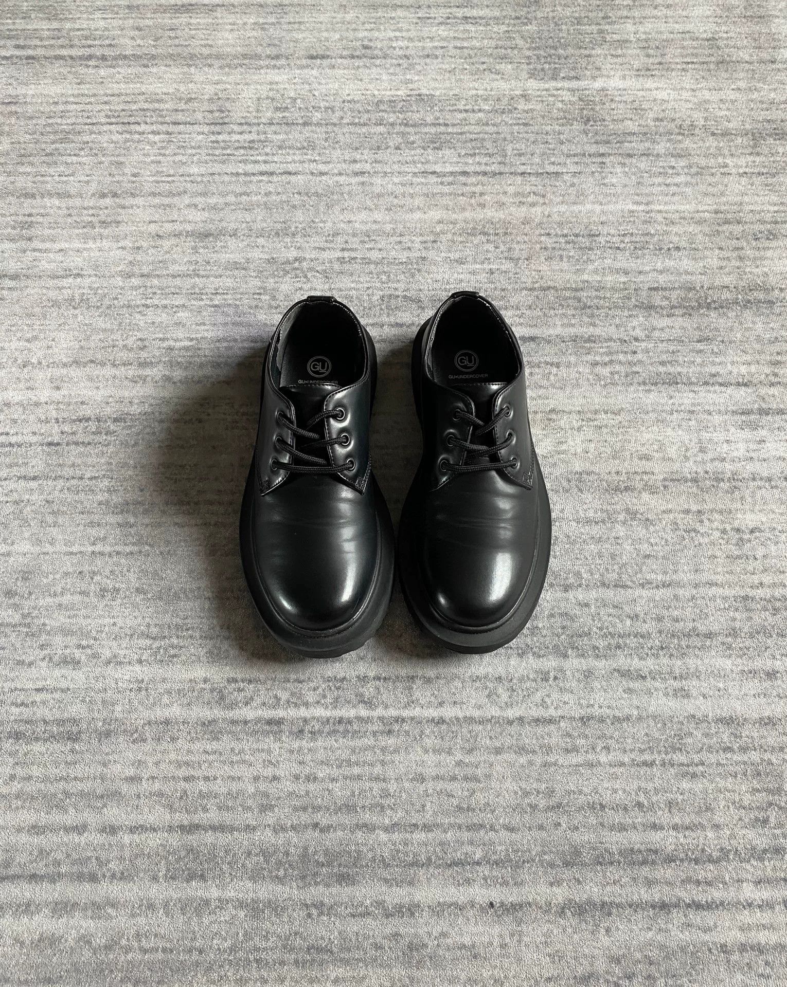Undercover GU x Undercover Black Derby Shoes Size US 8.5 / EU 41-42 - 1 Thumbnail