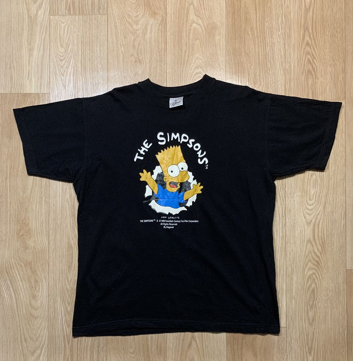 Vintage Vintage 1999 The Simpsons Bart T-Shirt Size US S / EU 44-46 / 1 - 1 Thumbnail