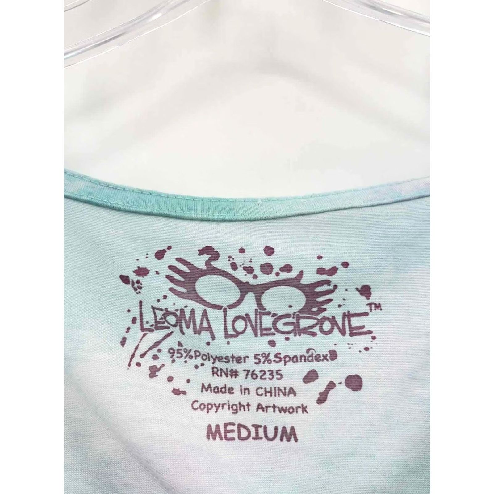 Vintage Pre-Owned Leoma Lovegrove Blue T-shirt Size Medium Regular Size M / US 6-8 / IT 42-44 - 3 Thumbnail