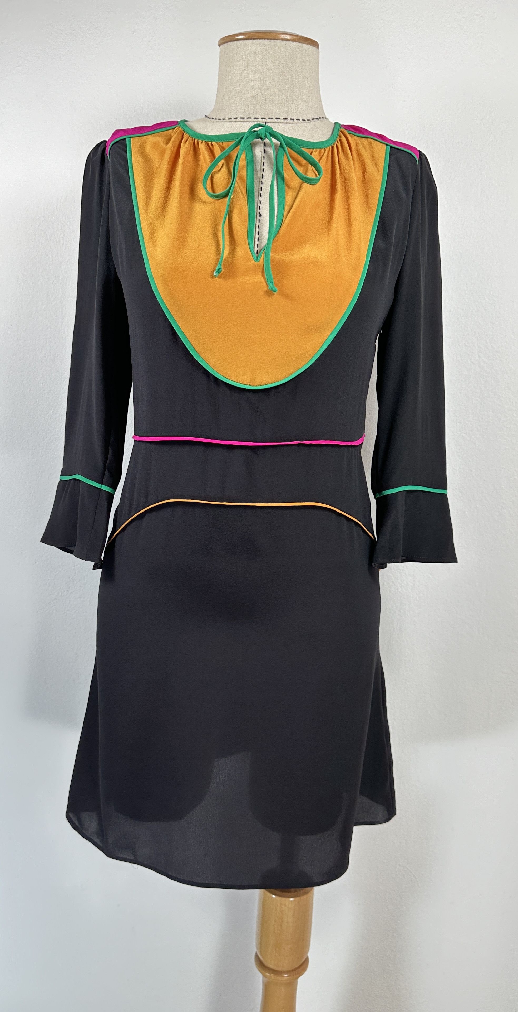 Vanessa Bruno Silk Black Dress Size M / US 6-8 / IT 42-44 - 1 Thumbnail