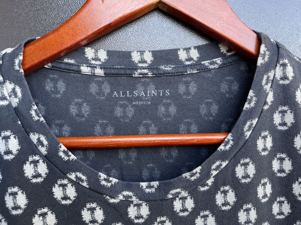 Allsaints × Vintage Men's AllSaints Black And Tan Graphic Print shirt. Size M Size US M / EU 48-50 / 2 - 3 Thumbnail