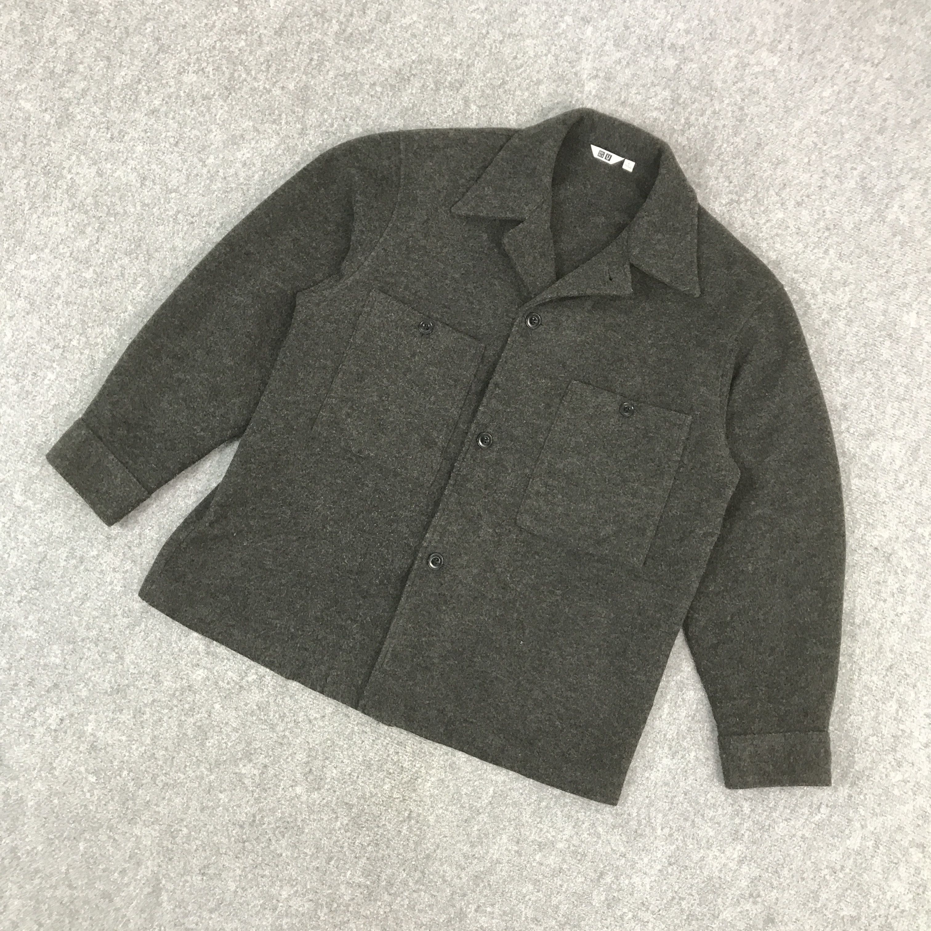 Christophe Lemaire × Uniqlo UNIQLO X LEMAIRE WOOL BUTTON JACKET Size US L / EU 52-54 / 3 - 5 Thumbnail