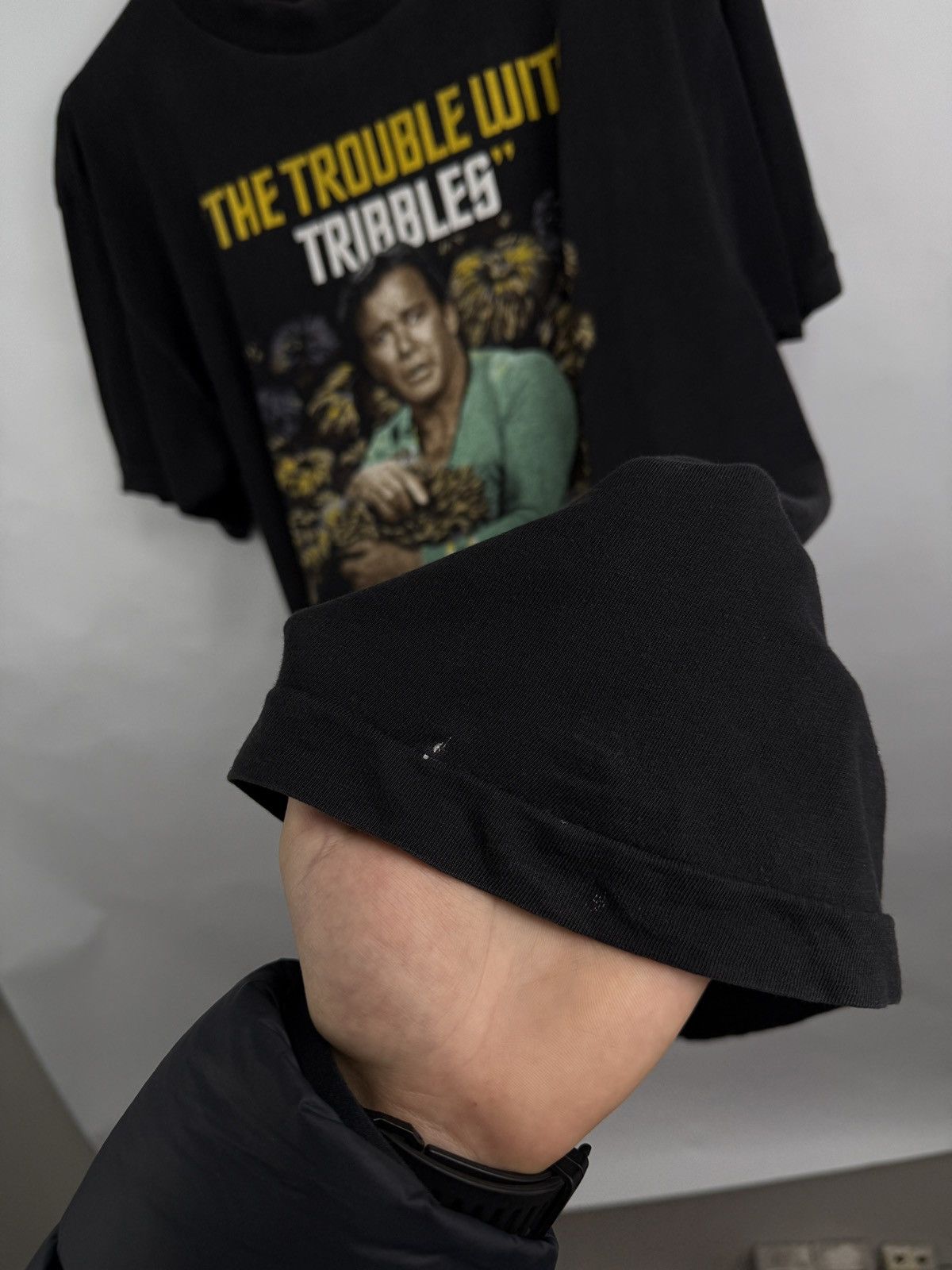 Star Wars 🇺🇸 Vtg 1993 Star Trek The Trouble With Tribbles Captain Kirk Size US XL / EU 56 / 4 - 8 Thumbnail