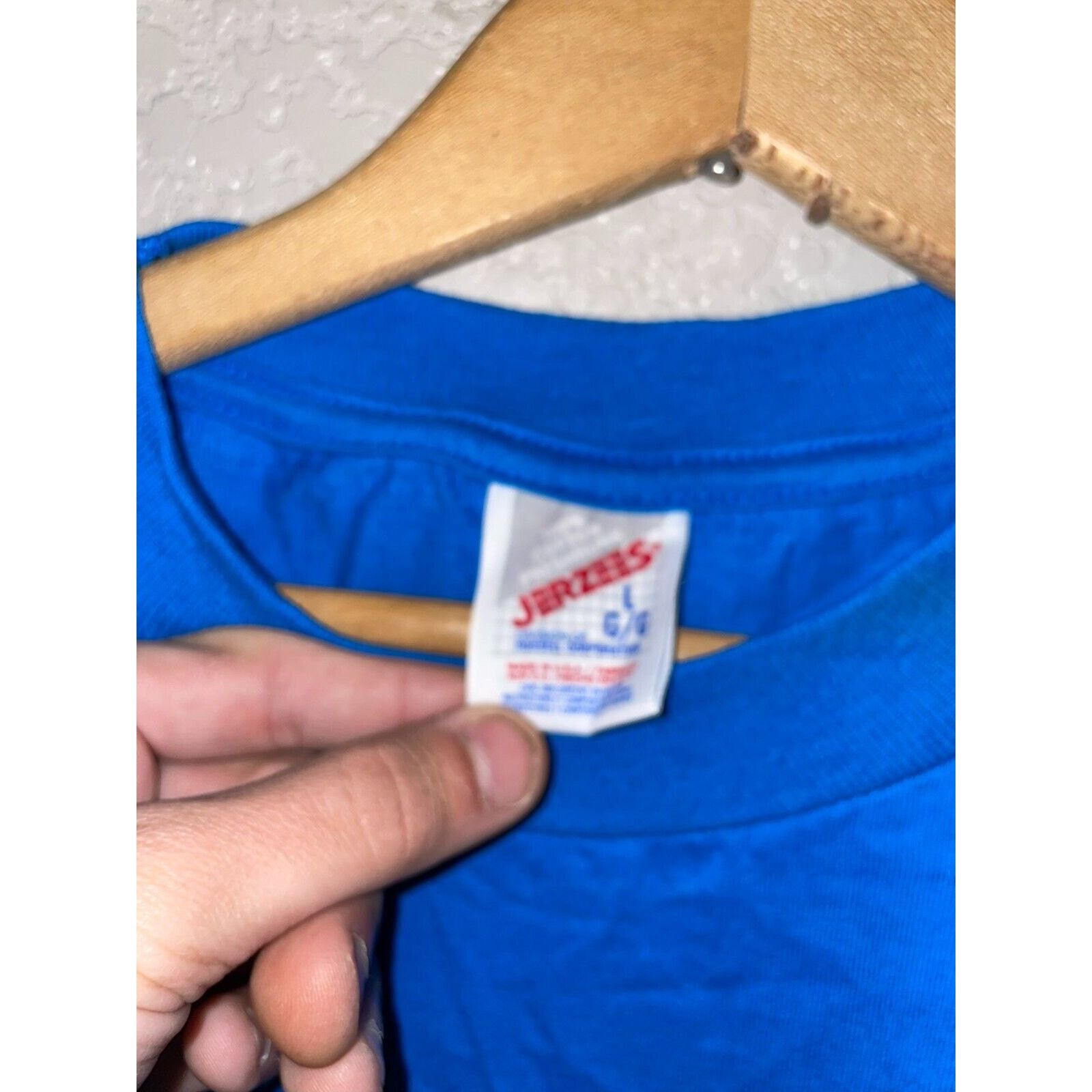 Jerzees Vintage Idaho Shirt Wildflowers Wyoming Test Print Tee 90s L Size US L / EU 52-54 / 3 - 4 Thumbnail