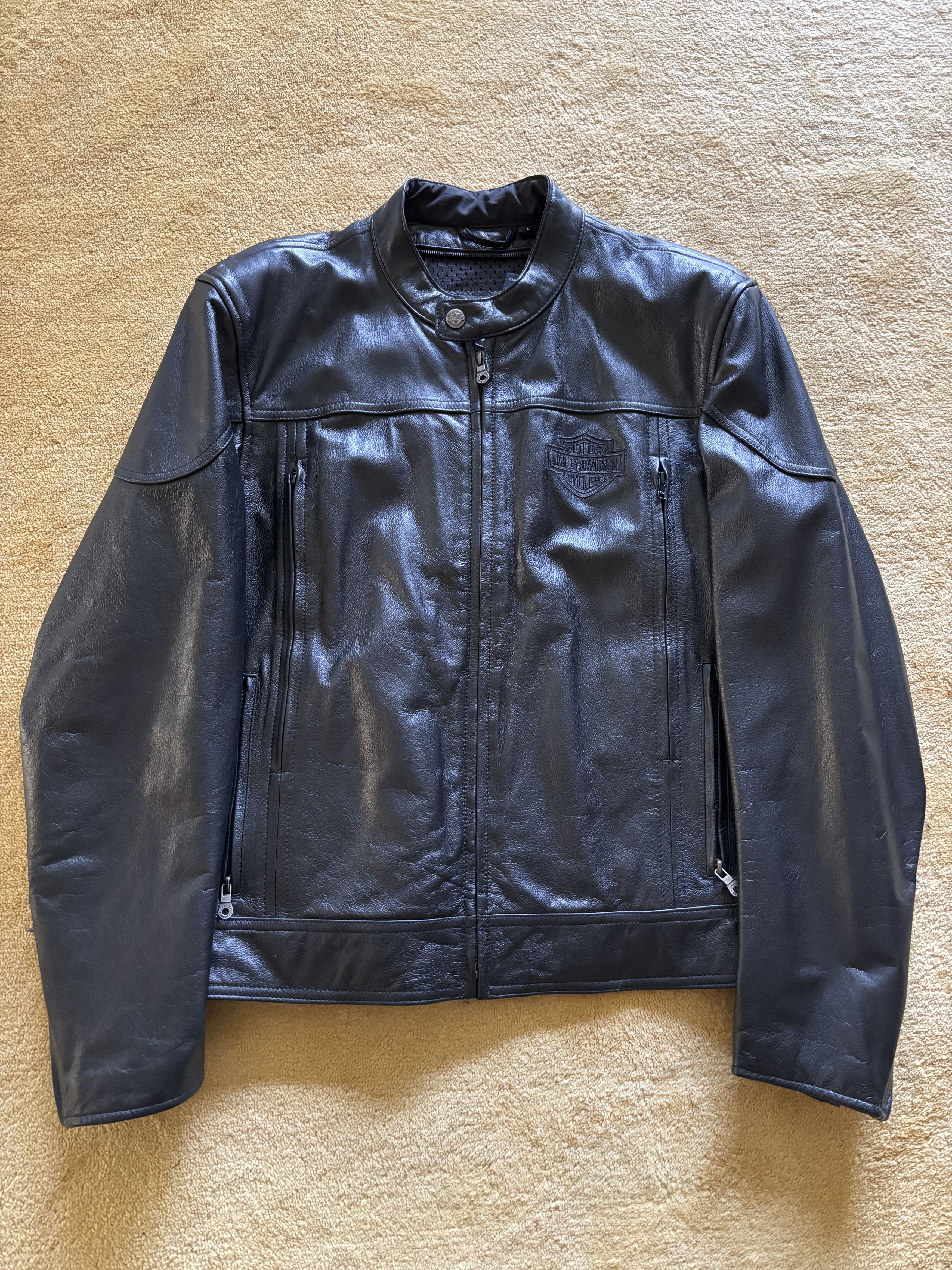 Harley Davidson Harley-Davidson Spoiler Black Leather Jacket Size US L / EU 52-54 / 3 - 1 Thumbnail