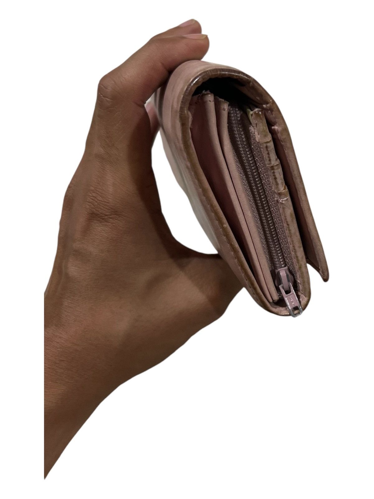 Genuine Leather × Vivienne Westwood OG Vivienne Westwood Orb Logo Rose Gold Leather Long Wallets Size ONE SIZE - 8 Thumbnail