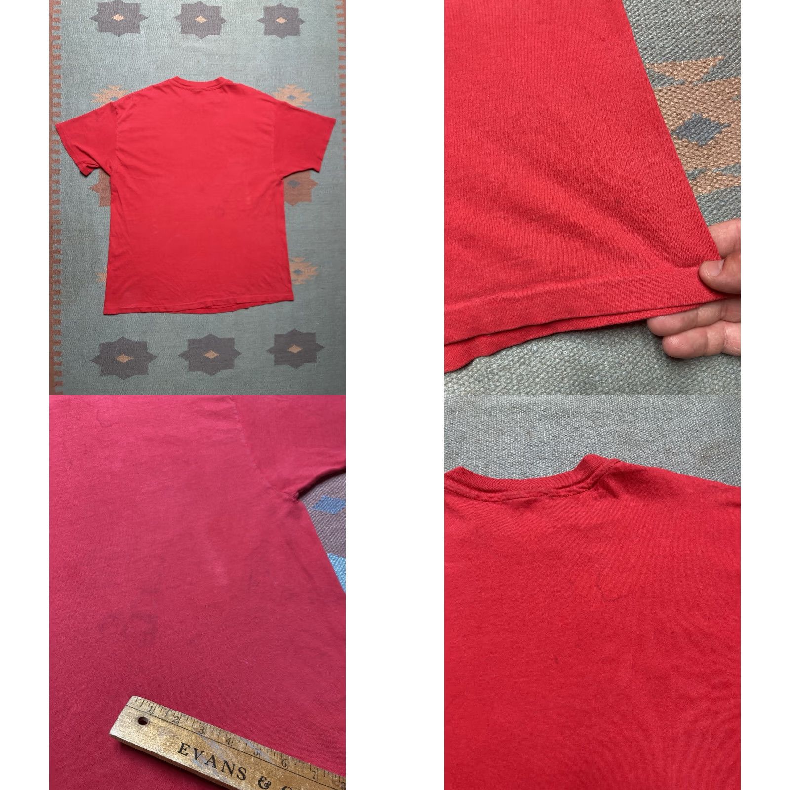 Vintage VINTAGE 80s 90s T SHIRT San Diego California Palm Trees Beach Soft Distressed XL Men Red 90s California Shirt Mens Size US XL / EU 56 / 4 - 8 Thumbnail