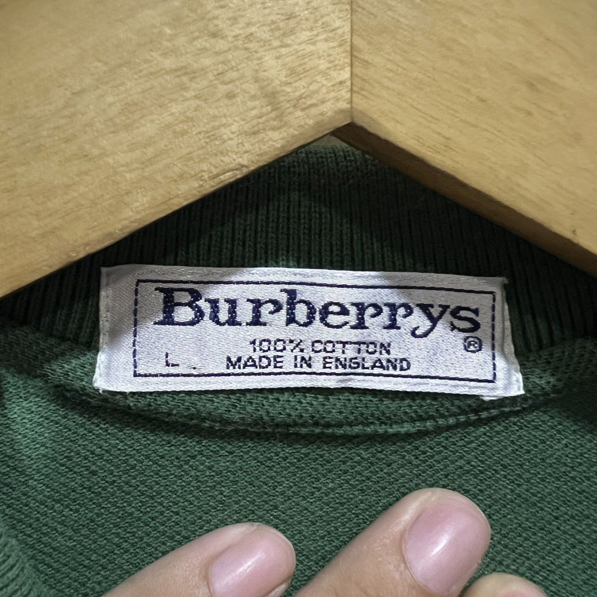 Burberry Burberry Polo Shirts British Green Size US L / EU 52-54 / 3 - 4 Thumbnail