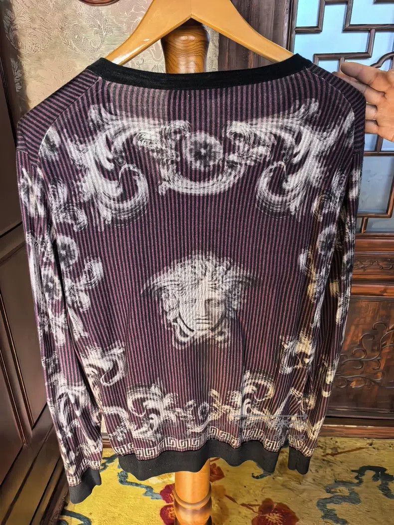 Versace Versace Men's knitted cardigan Size US L / EU 52-54 / 3 - 4 Thumbnail
