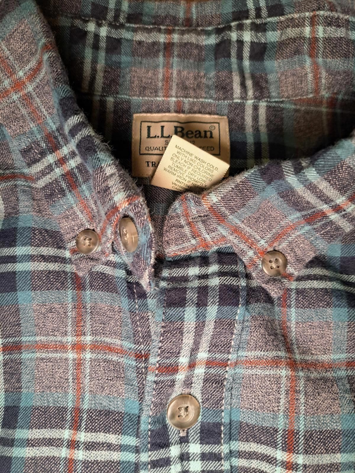 L.L. Bean LL Bean Button Up Flannel Shirt Mens Medium Multicolor Plaid Size US M / EU 48-50 / 2 - 5 Thumbnail