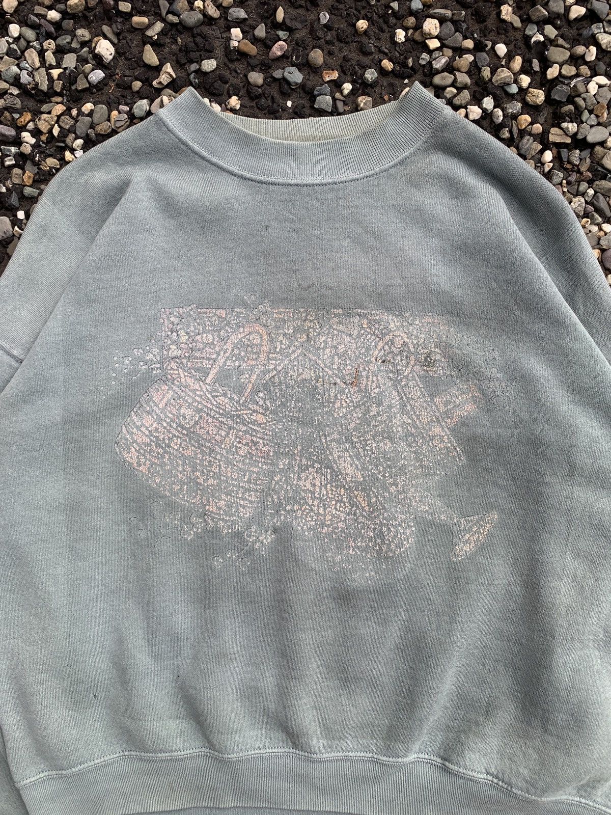 Vintage Vintage Tease Sportswear Distressed Crewneck Sweatshirt Size US L / EU 52-54 / 3 - 2 Thumbnail