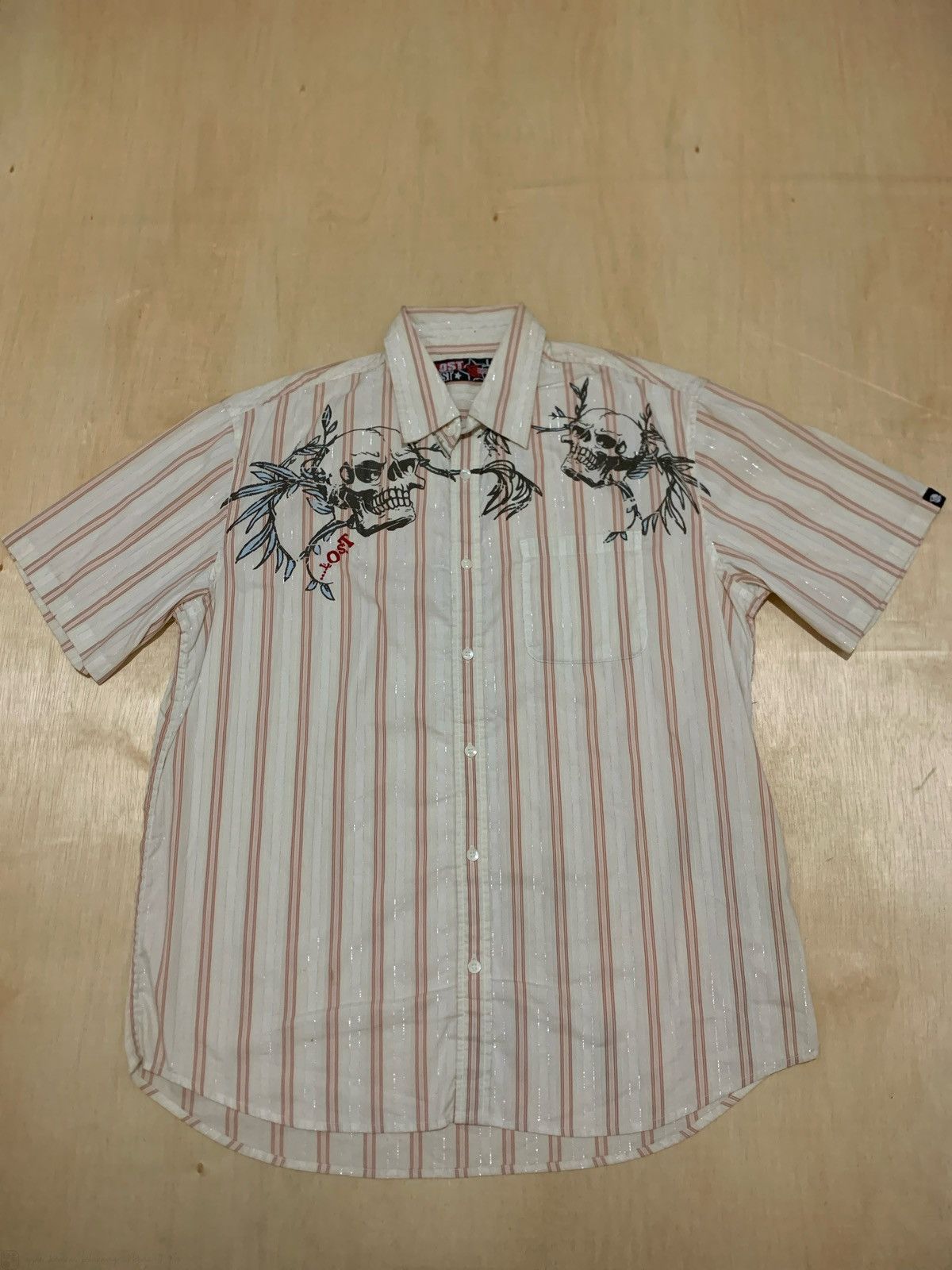 Hysteric Glamour × If Six Was Nine × Japanese Brand Y2k Lost Enterprises Skull Shirt Punk Style Size US XL / EU 56 / 4 - 1 Thumbnail