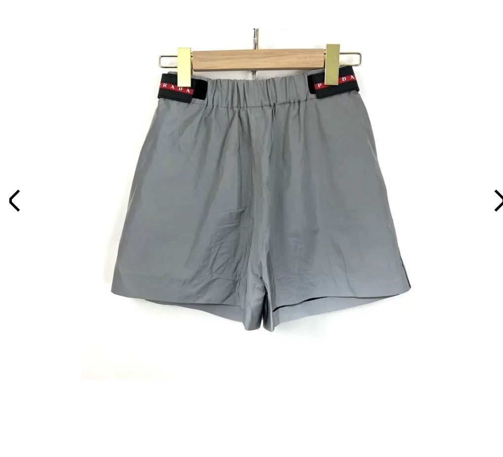 Prada Prada Gray nylon Velcro shorts reflective Size US 38 / EU 54 - 2 Thumbnail