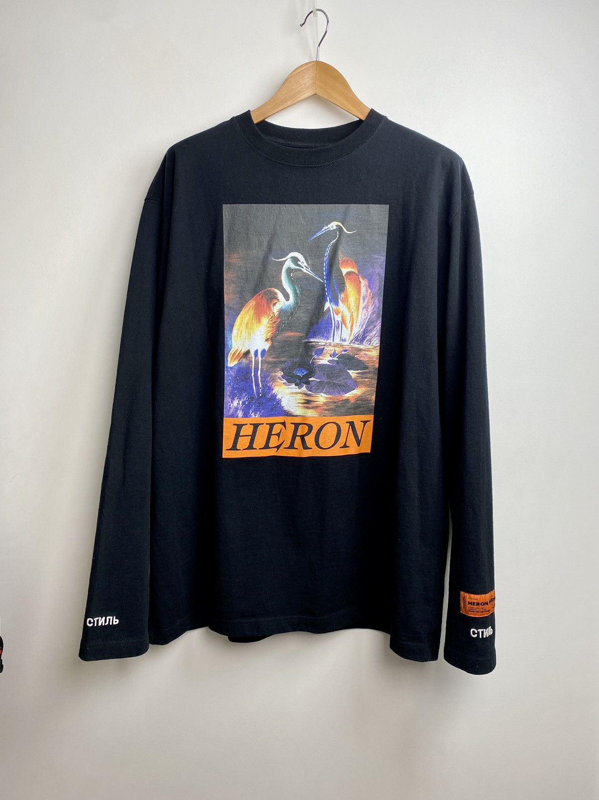 Heron Preston Graphic Print Sweatshirt Oversize rap