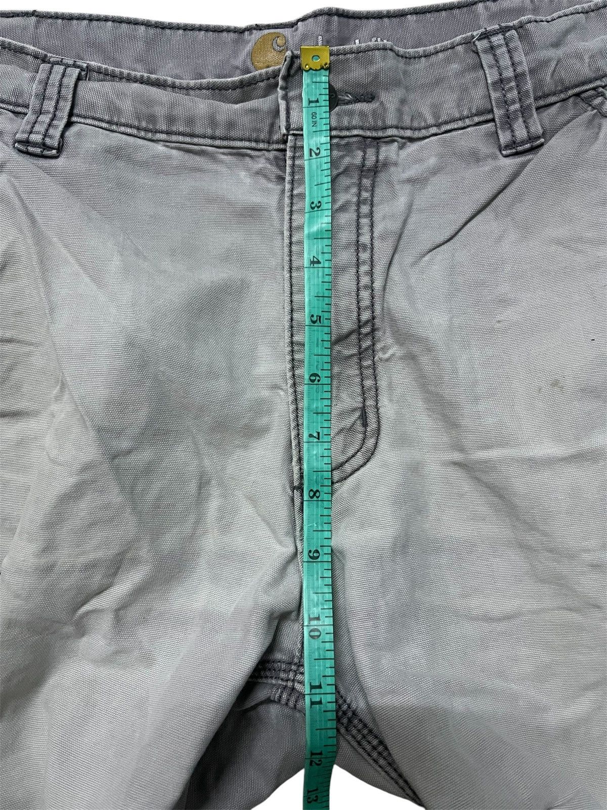 Carhartt 34 Gray Relaxed Fit Rugged Canvas Cargo Shorts 100277 Size US 34 / EU 50 - 16 Thumbnail
