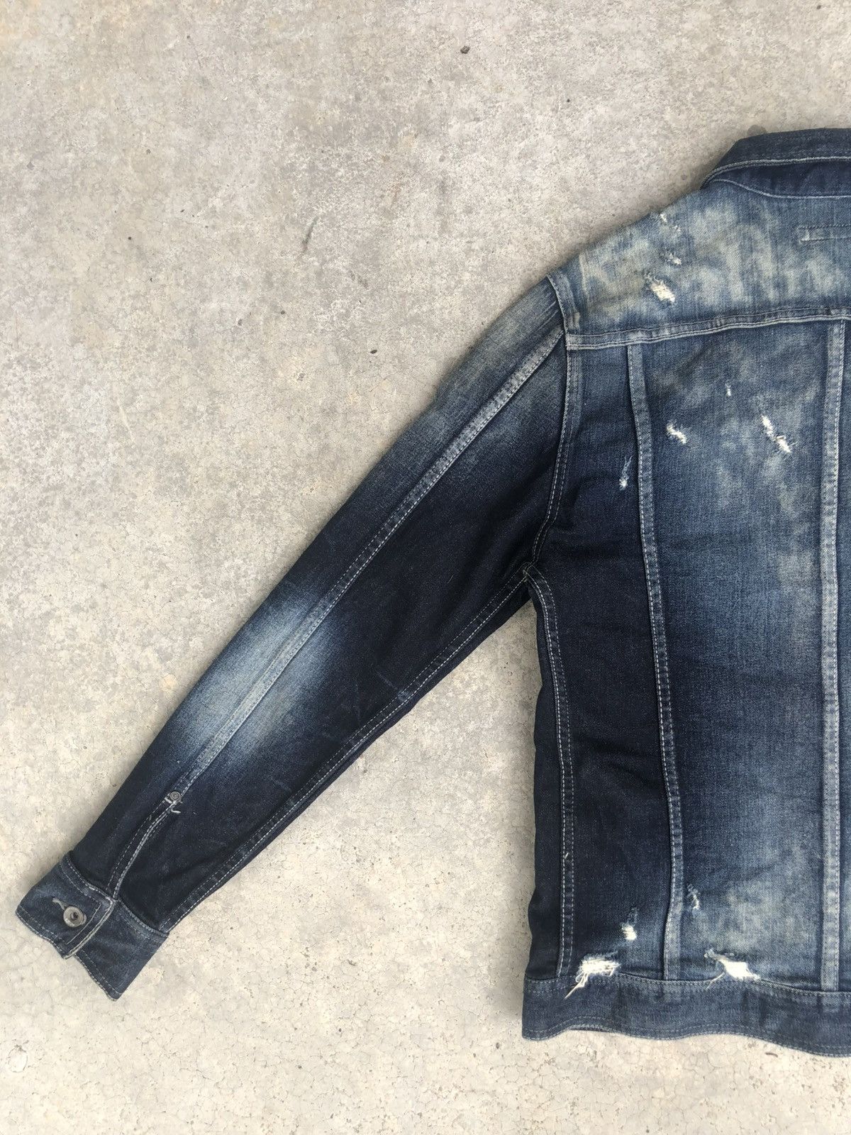 If Six Was Nine Japanese Fuga Distressed Denim Size US M / EU 48-50 / 2 - 7 Thumbnail