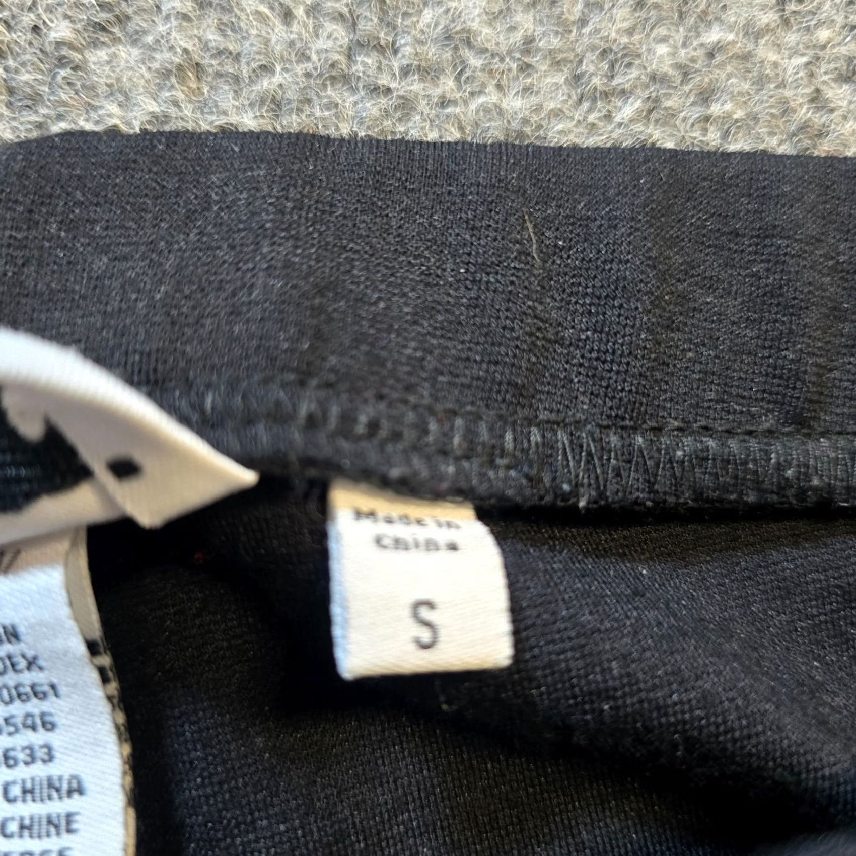 Habitat Habitat Pants Womens Small Black Straight Leg Stretch Knit Mid Rise Capsule Size 32" / US 10 / IT 46 - 5 Thumbnail