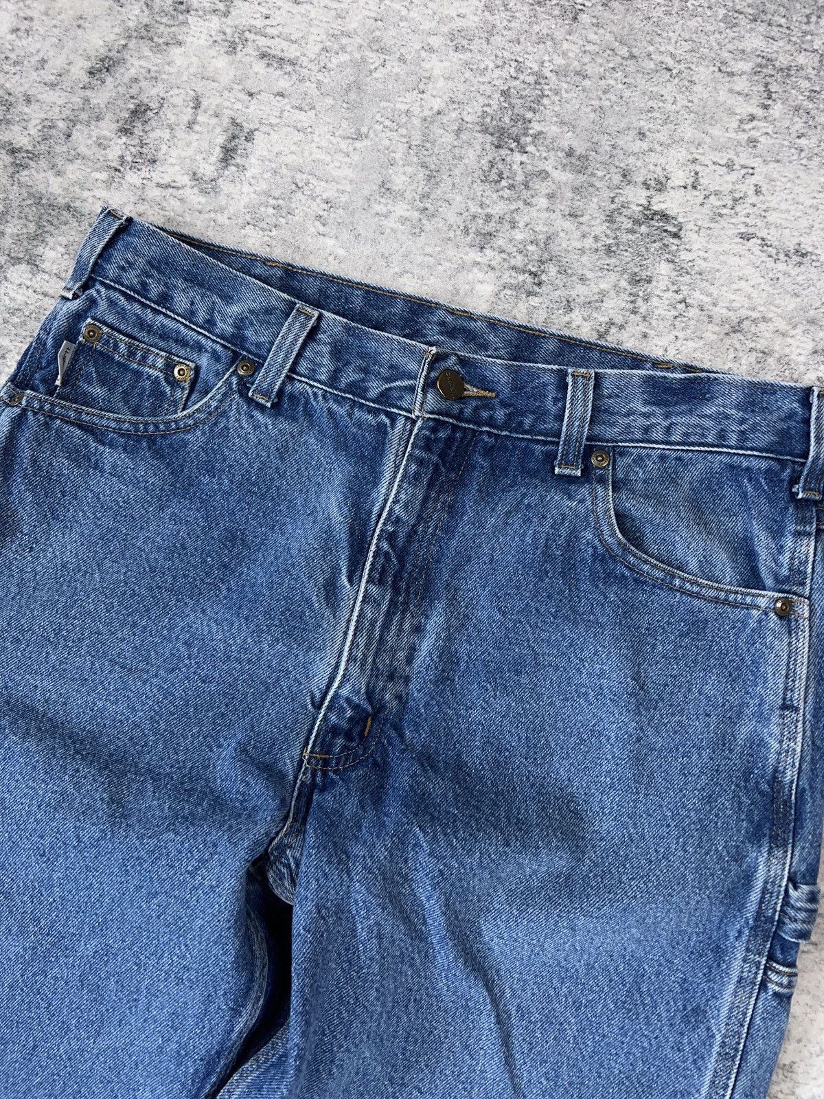 Carhartt × Vintage Y2K Carhartt Carpenter Denim Jeans 34x28” Size US 34 / EU 50 - 5 Thumbnail