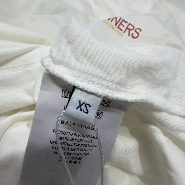Balenciaga Balenciaga Balenciaga Logo Print Cotton TShirt -2507 Size US XS / EU 42 / 0 - 1 Thumbnail