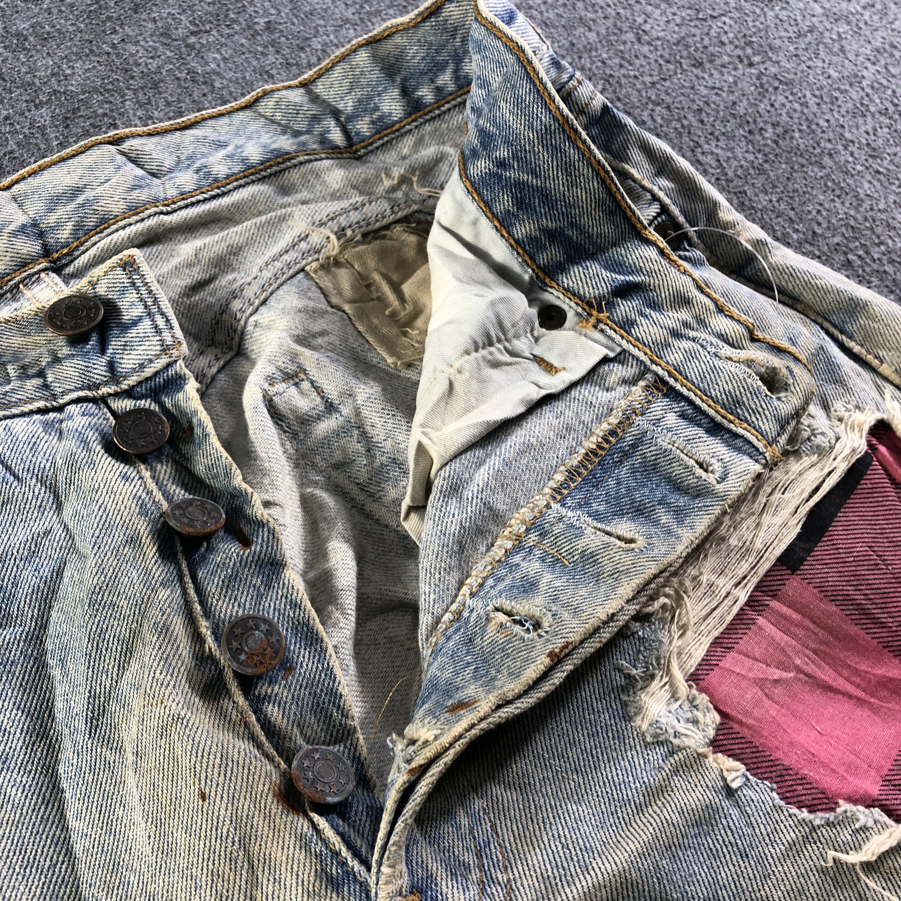 Vintage Vintage Distress Jeans-J4549 Size US 31 - 8 Thumbnail