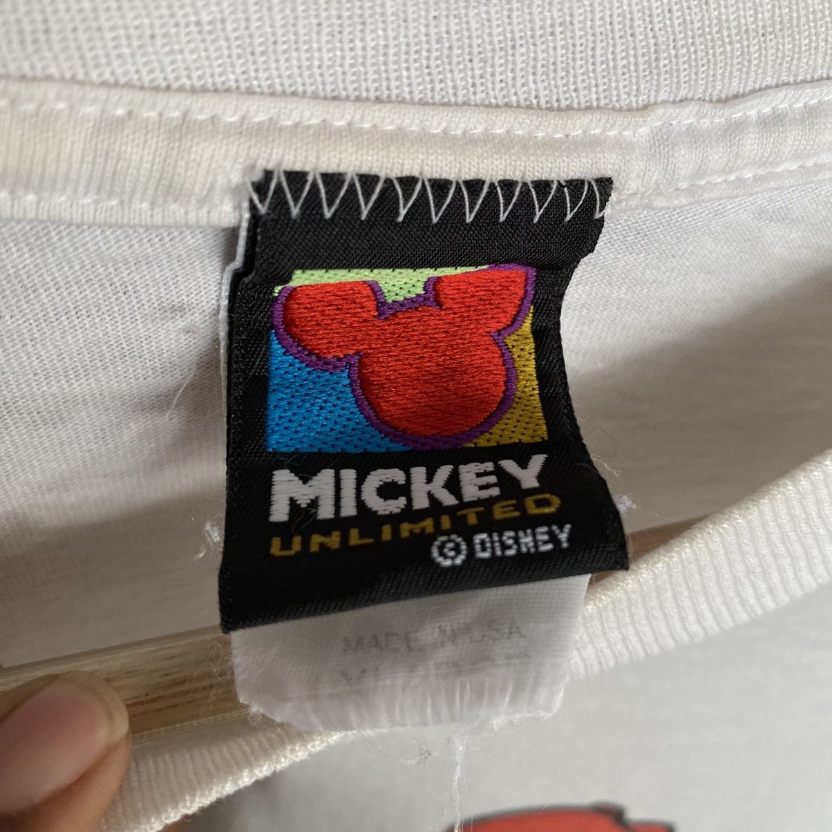 Band Tees 90s Vintage Mickey and Goofy T-shirt Size US L / EU 52-54 / 3 - 4 Thumbnail