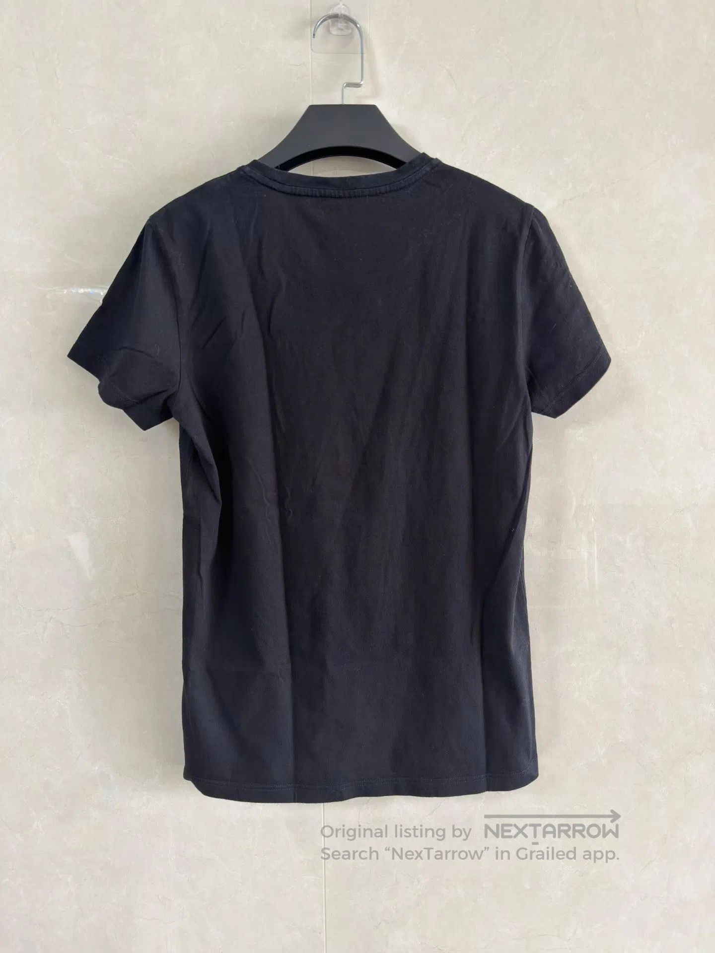 Moncler Moncler Labeled solid color crewneck short-sleeve T-shirt| Size US M / EU 48-50 / 2 - 2 Thumbnail