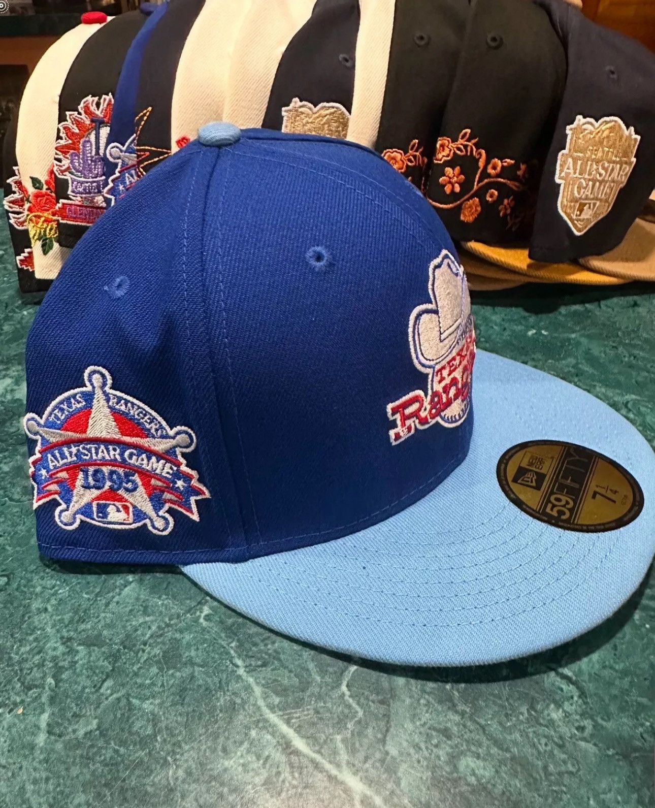 New Era New Era 59FIFTY Texas Ranger All Star Game 1995 Sz 1/8, 1,4 Size ONE SIZE - 2 Thumbnail