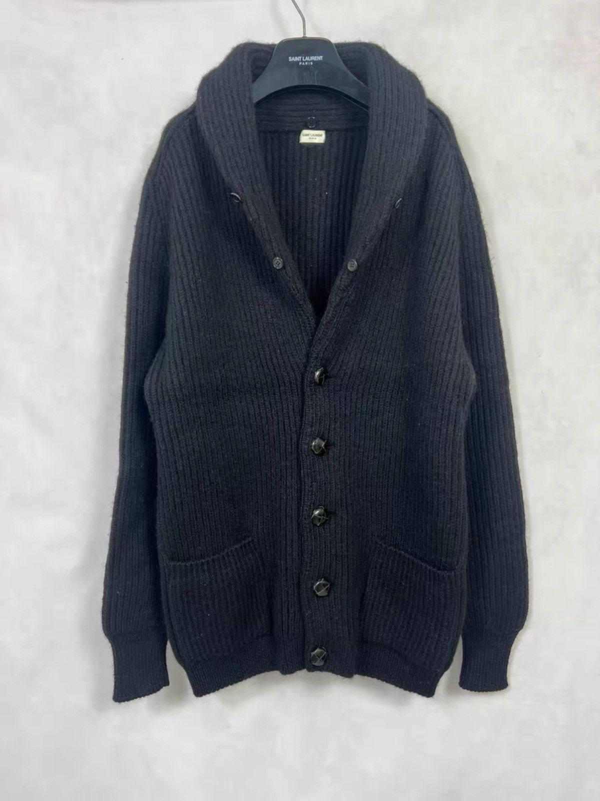 Saint Laurent Paris Saint Larurent Paris 16AW Knitwear Jacket mojos161725 Size US M / EU 48-50 / 2 - 1 Thumbnail