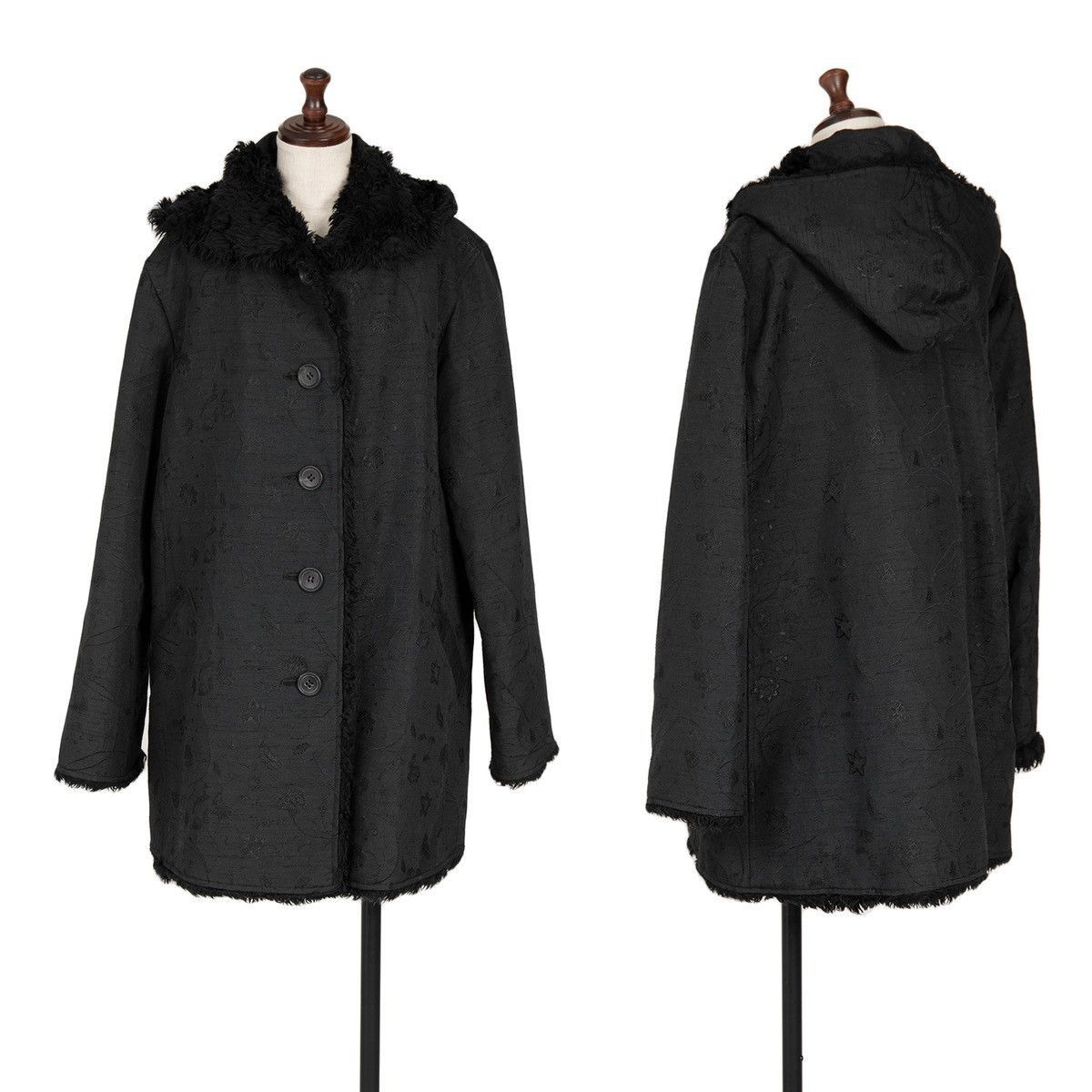 Issey Miyake Vintage Issey Miyake Coat Jacket Flower Pattern Size US L / EU 52-54 / 3 - 8 Thumbnail