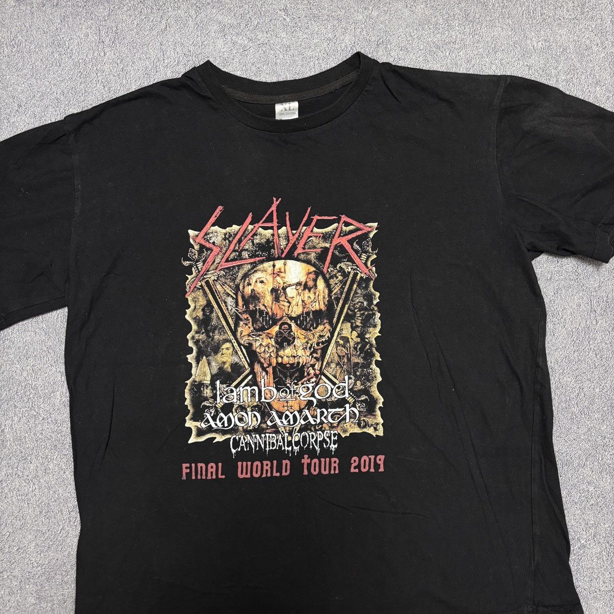 Band Tees × Slayer × Vintage Slayer Vintage Metal Band T Shirts Cannibal Corpse Size US L / EU 52-54 / 3 - 3 Thumbnail
