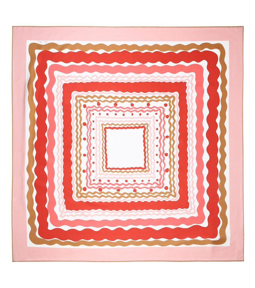 Loro Piana LORO PIANA Carre La Murrina maxi twill silk square scarf Size ONE SIZE - 1 Thumbnail