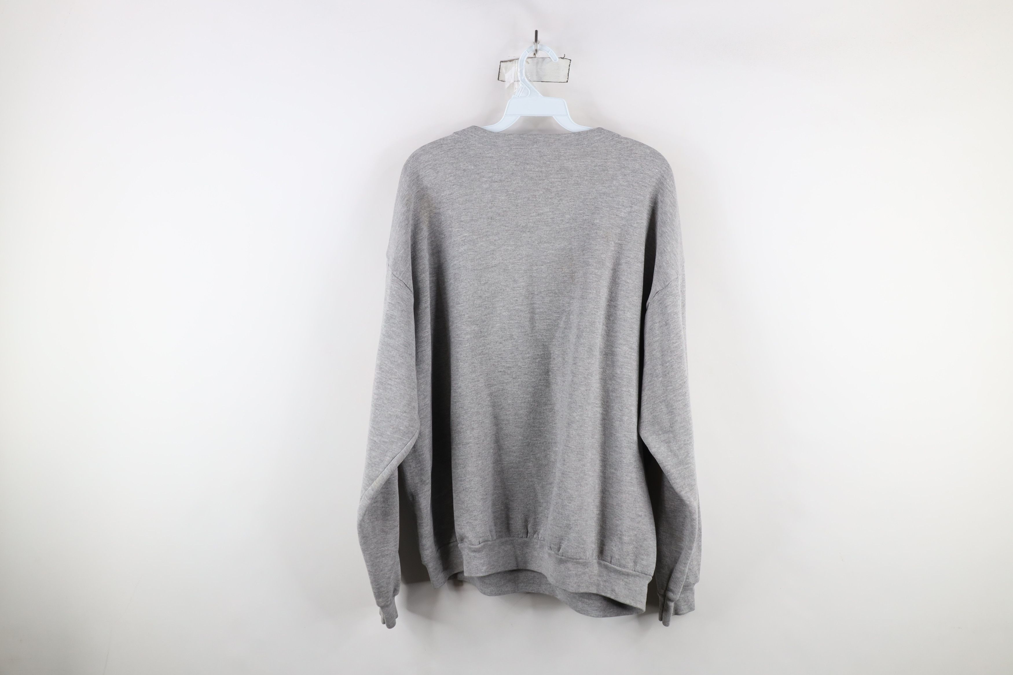 Vintage Vintage 90s University of Michigan Athletics Sweatshirt Gray Size US XL / EU 56 / 4 - 11 Thumbnail