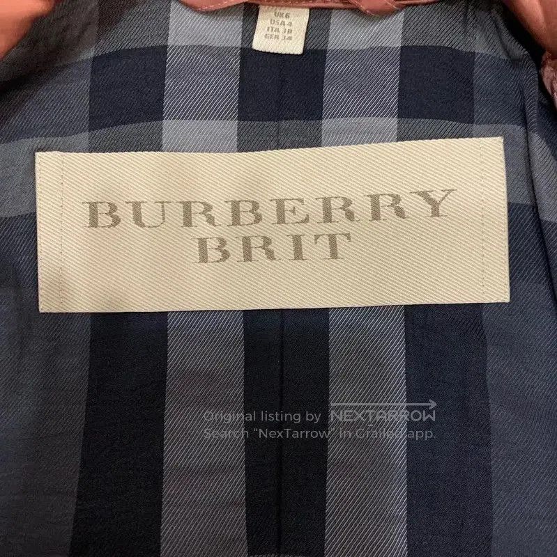 Burberry Burberry Women's Cotton Jacket in Pink. Size S / US 4 / IT 40 - 4 Thumbnail