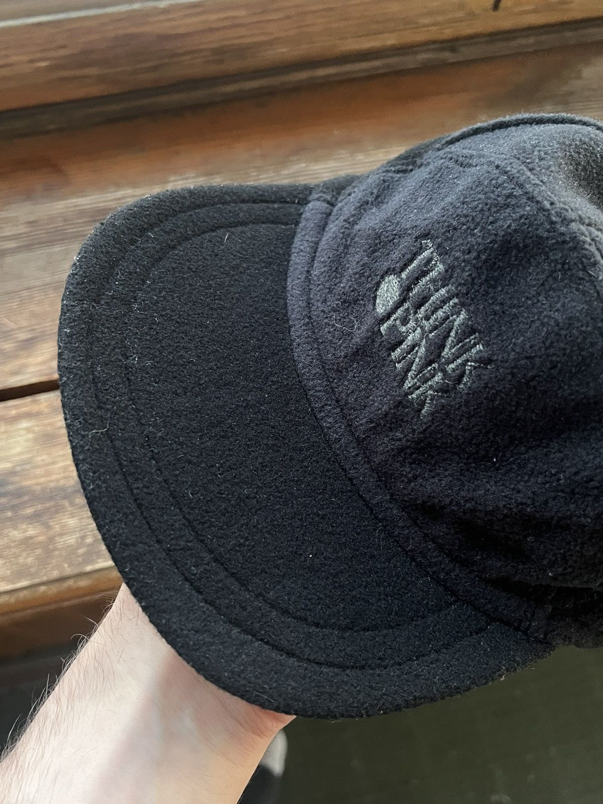 Hat Club Vintage Fleese Cap Think Pink Hat Streetwear Y2K Size ONE SIZE - 5 Thumbnail