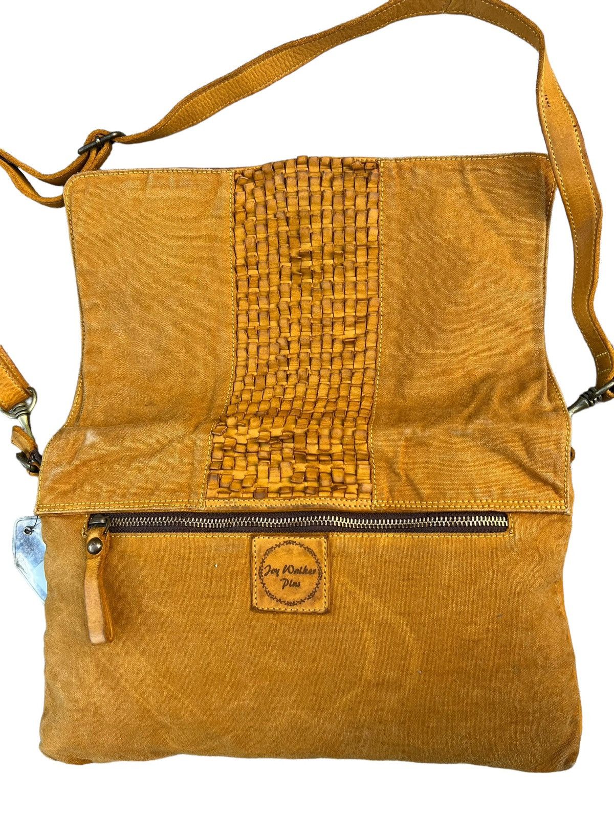 Levi's Joy Walker Plus Japan Hybrid Canvas Patina Leather Bag Size ONE SIZE - 11 Thumbnail